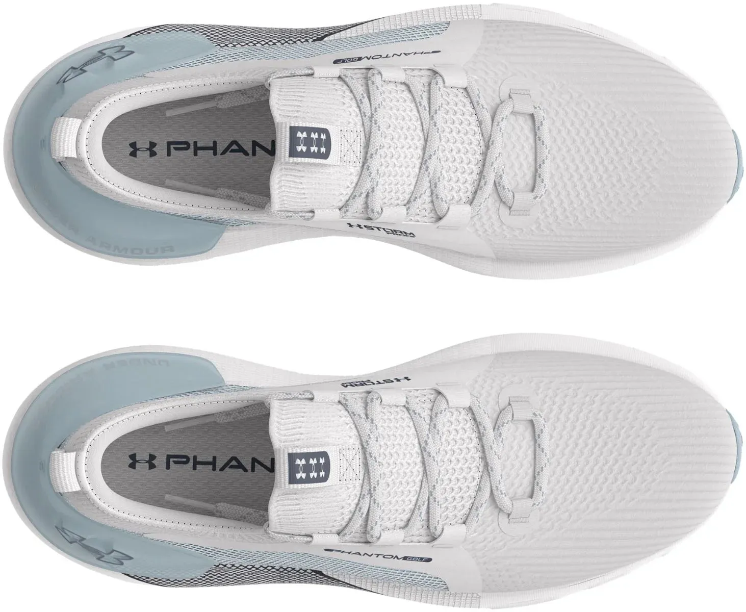 2024 Under Armour Men's Phantom Golf Shoes - Distant Gray/Harbr Blue/Downpour Gray