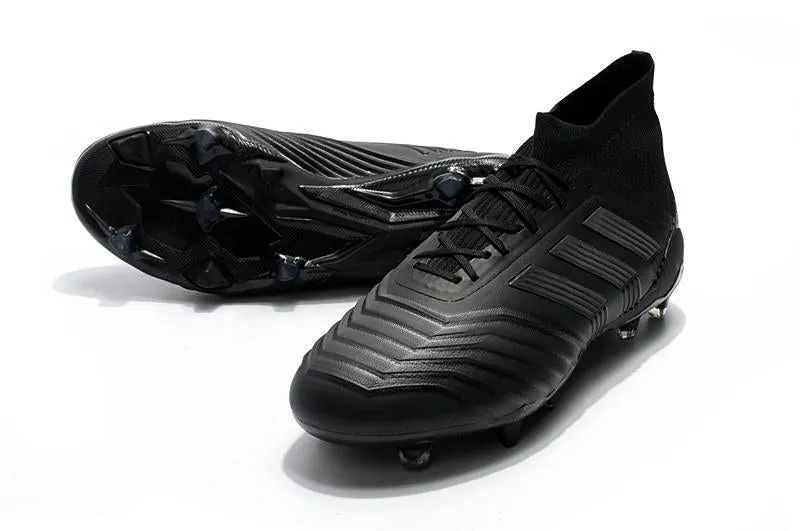 Adidas Predator FG Studded Football Shoes Black