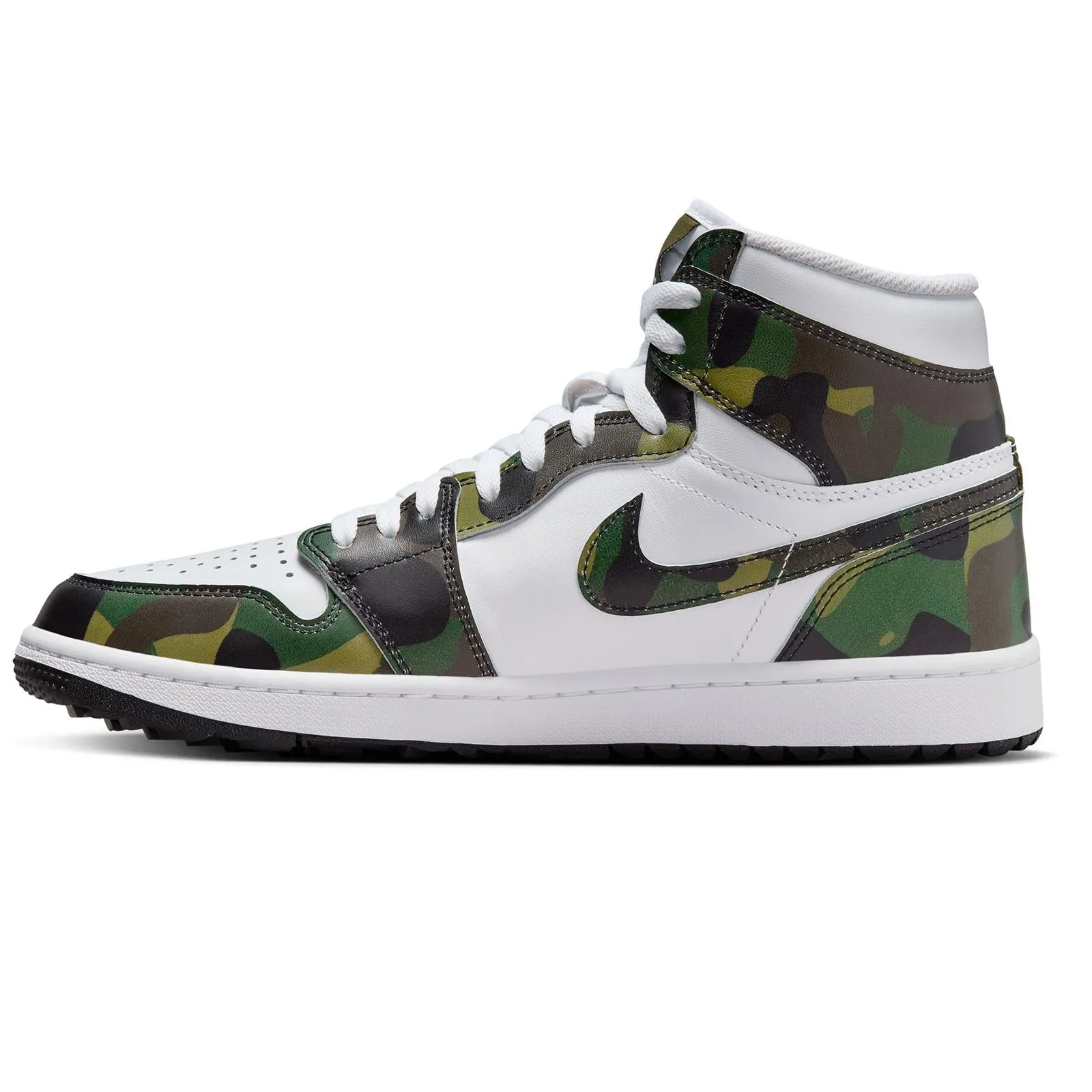 Air Jordan 1 High Top Golf Shoes Green Camo - SU24