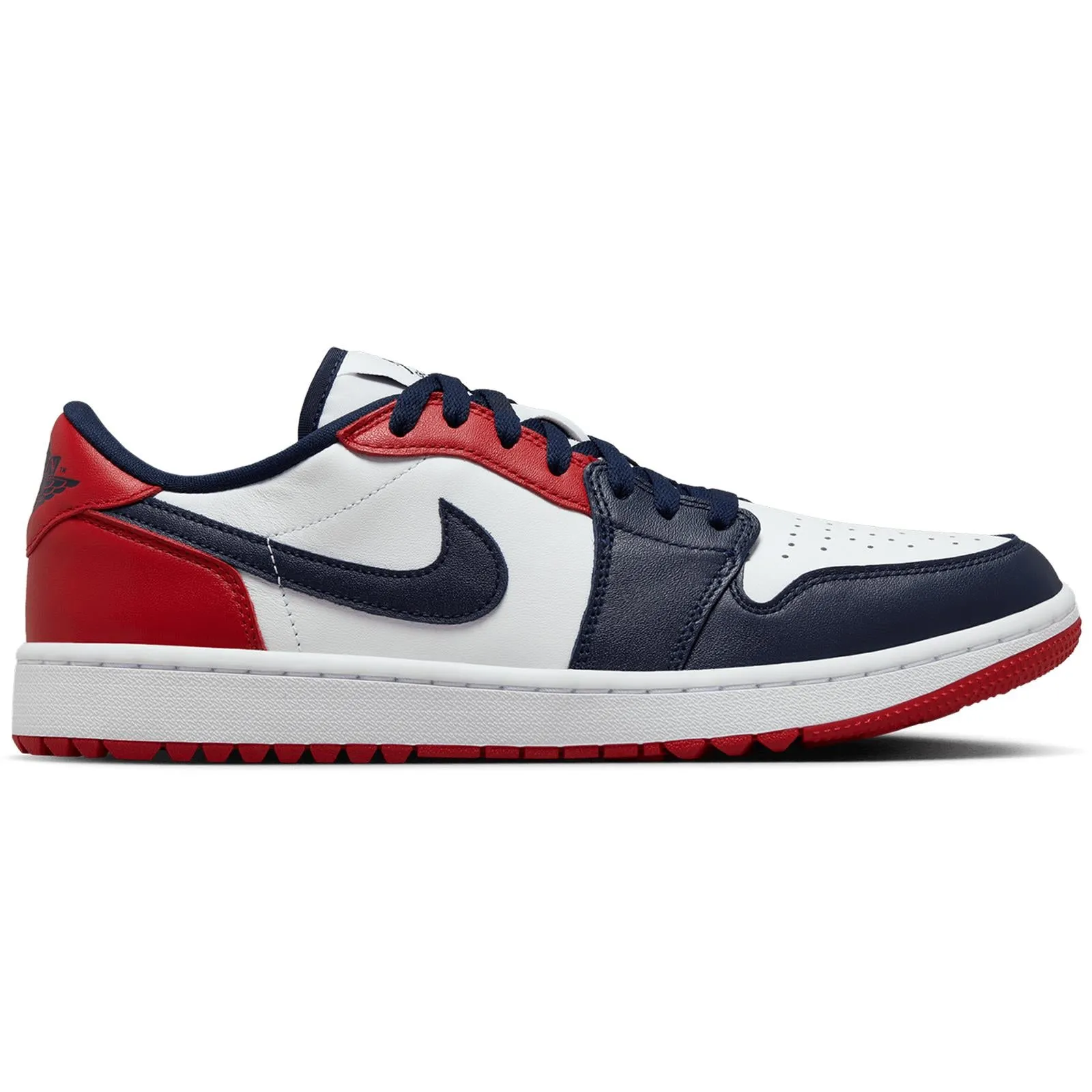 Air Jordan 1 Low Golf Shoes White/Red - 2024