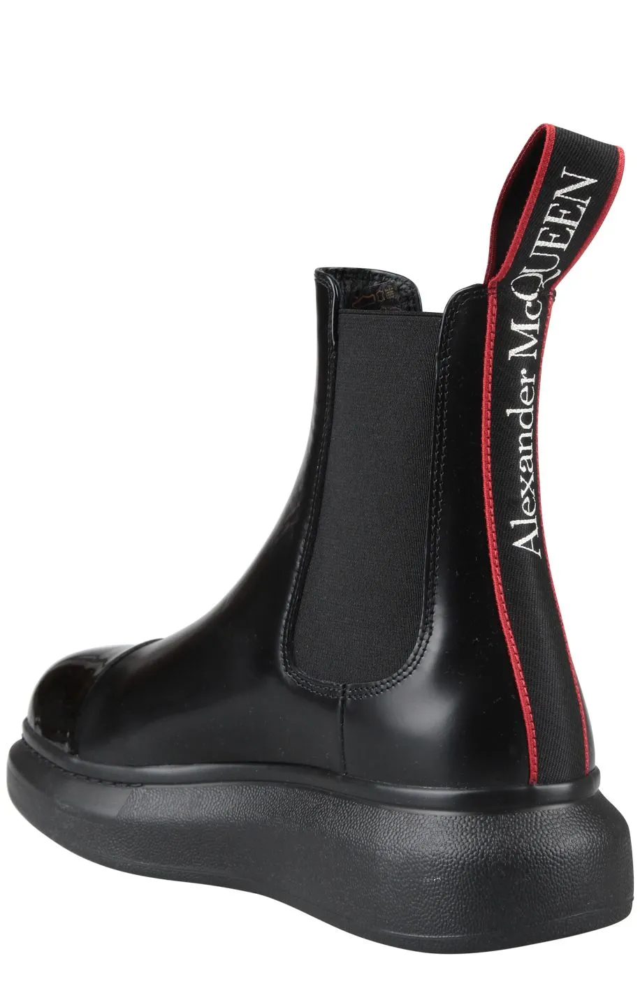 Alexander McQueen Logo Tab Hybrid Chelsea Ankle Boots