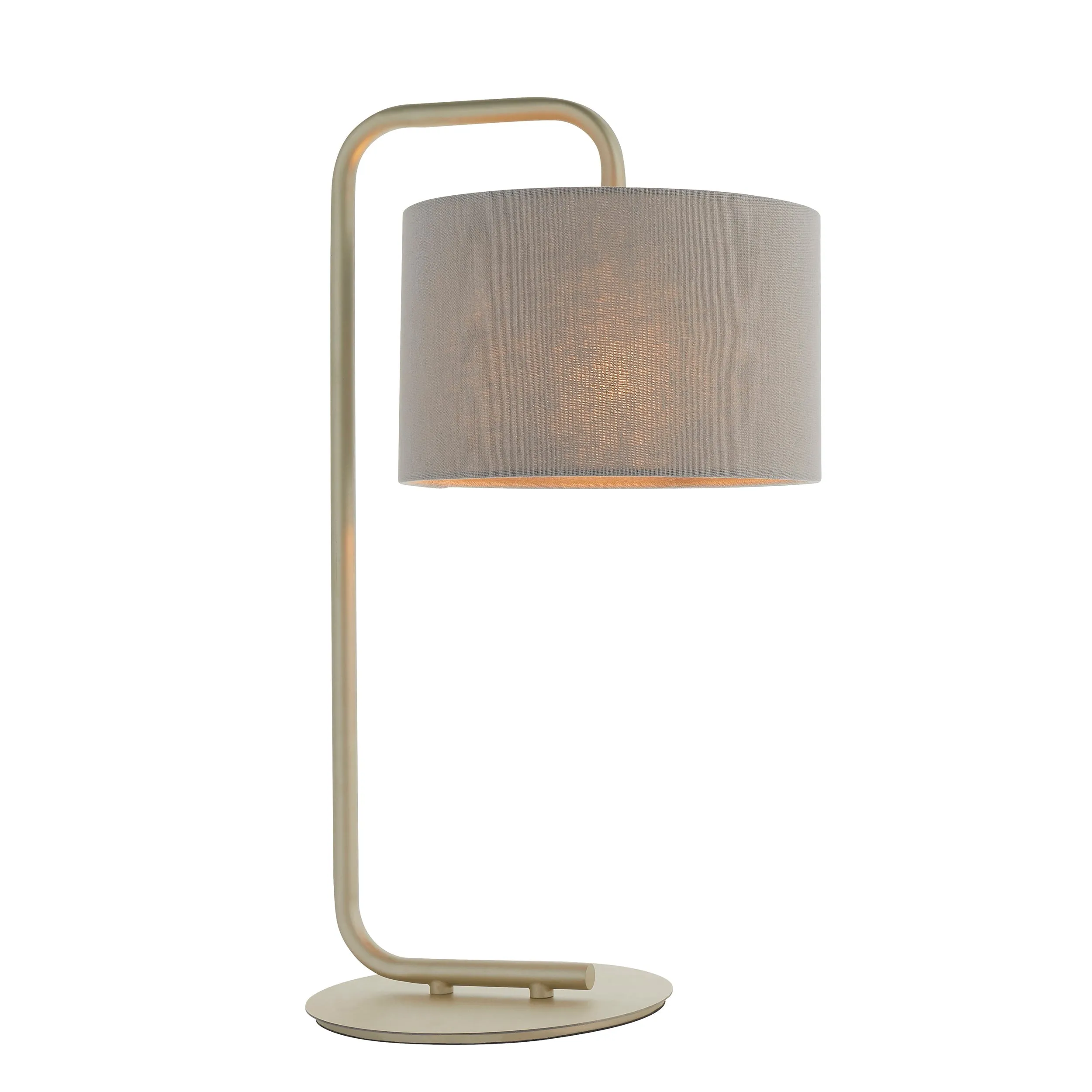 Amos Hybrid Table Lamp Satin Champagne