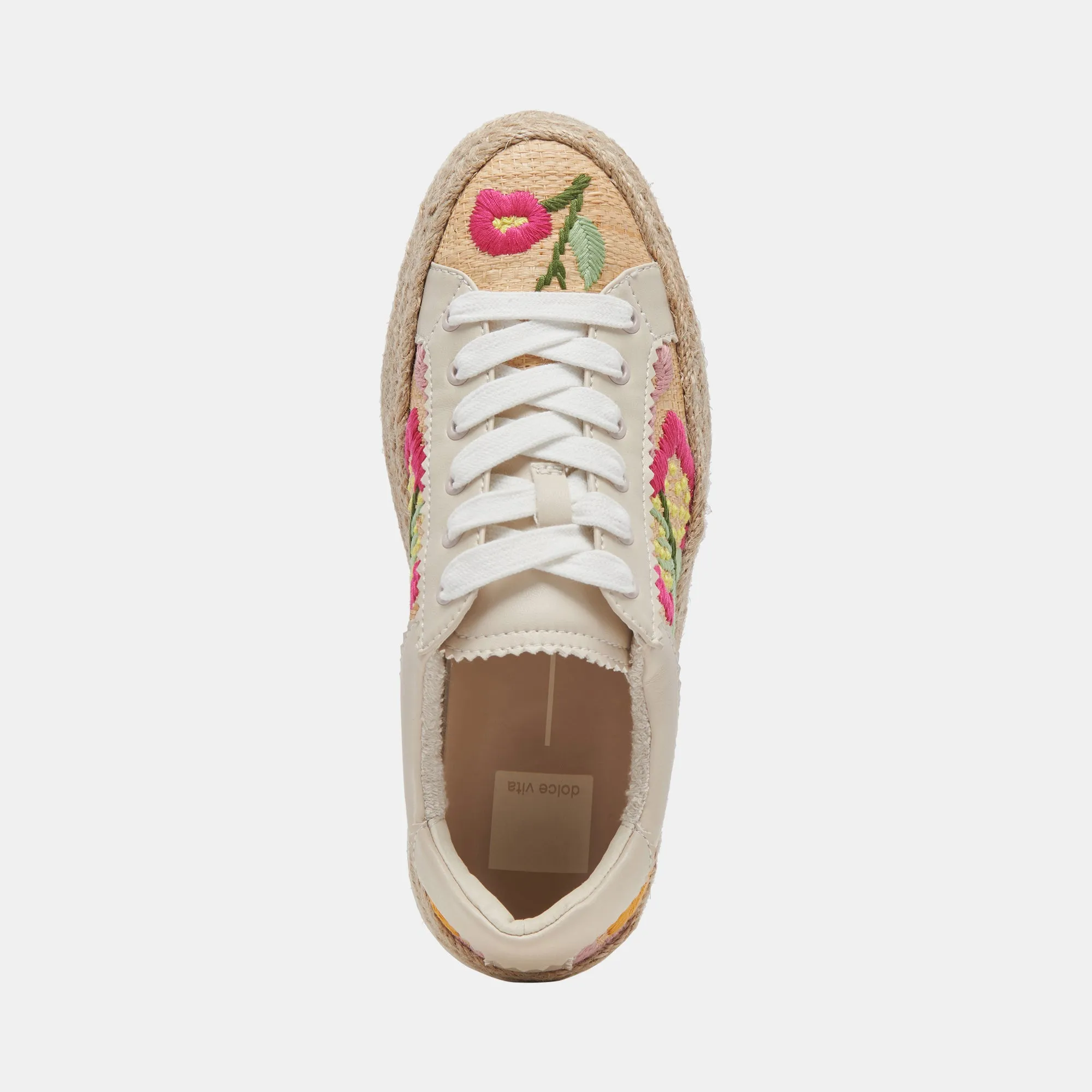 AZALIA SNEAKERS FLORAL MULTI RAFFIA