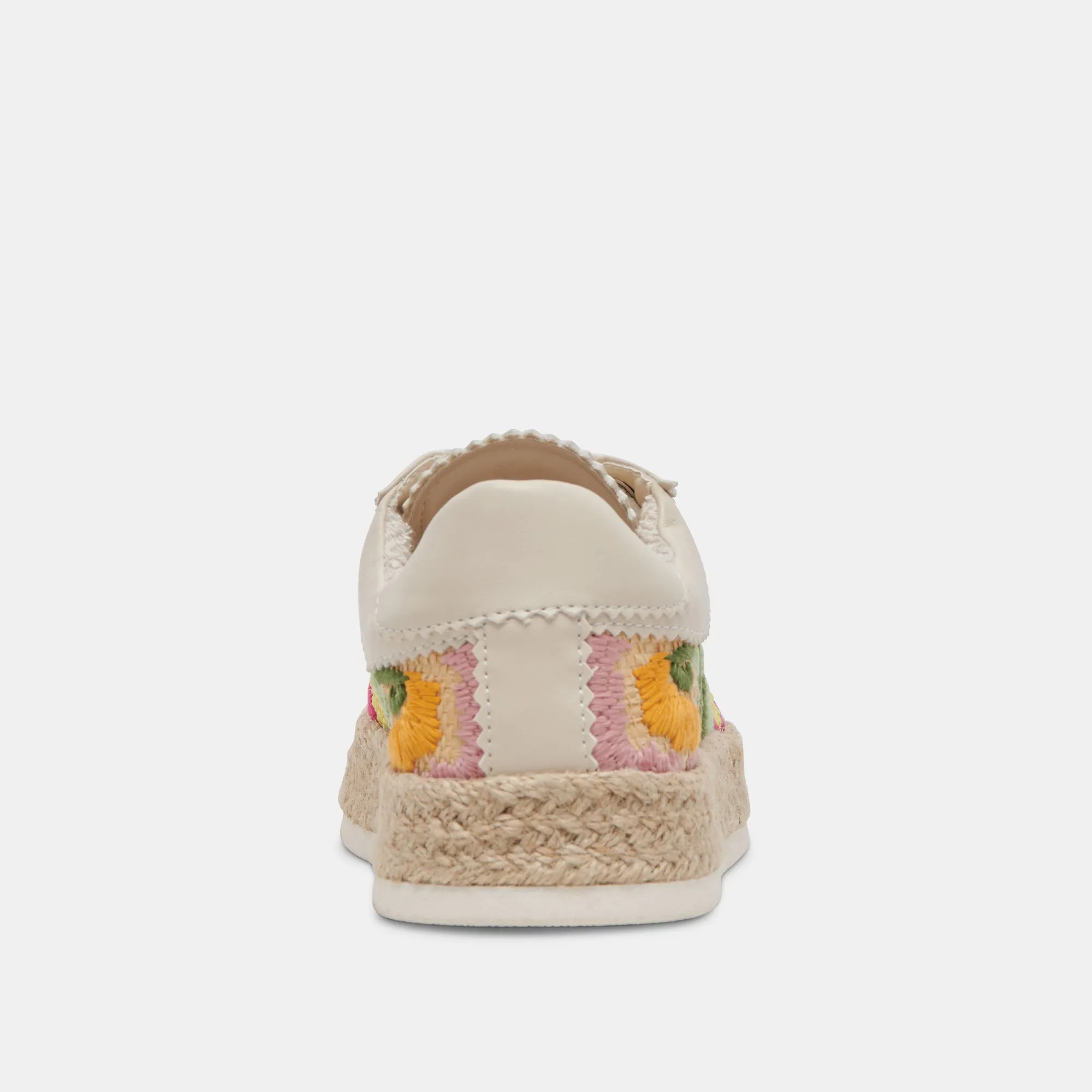 AZALIA SNEAKERS FLORAL MULTI RAFFIA