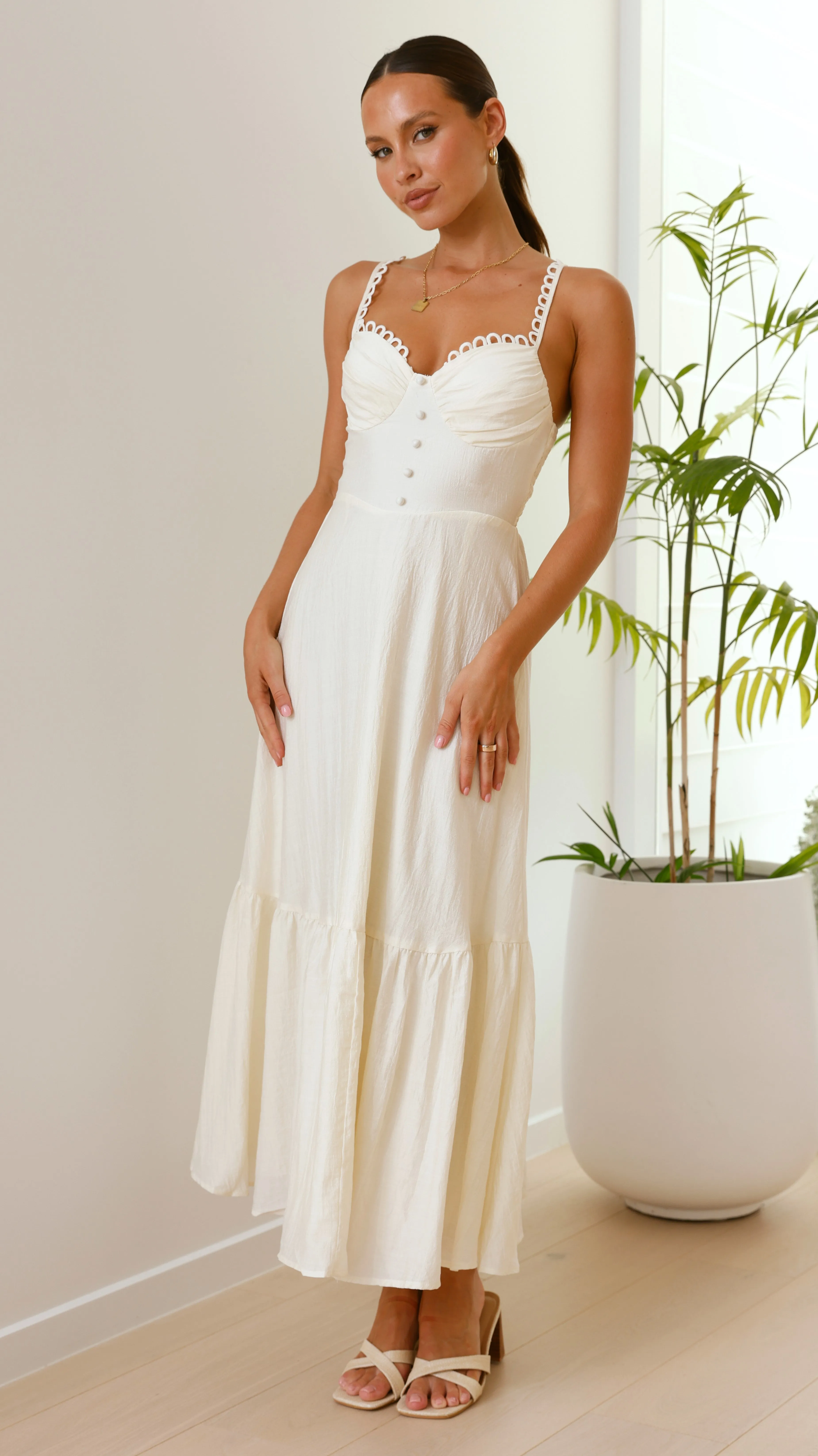 Beatrix Maxi Dress - Butter