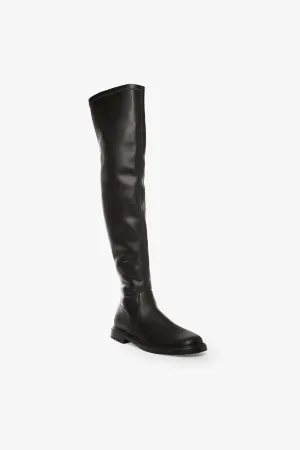 BELLE BOOT | BLACK VEGAN LEATHER