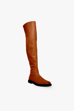 BELLE BOOT | TAN VEGAN LEATHER