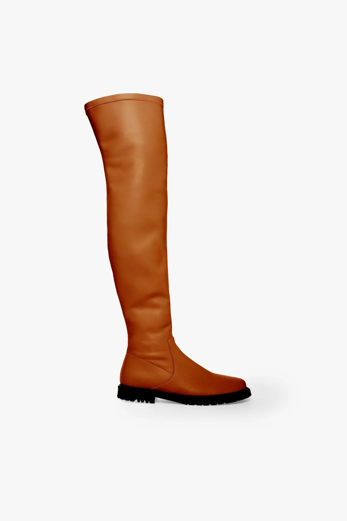 BELLE BOOT | TAN VEGAN LEATHER