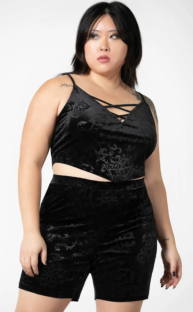 Blasphemia Strappy Top [Plus-Size]