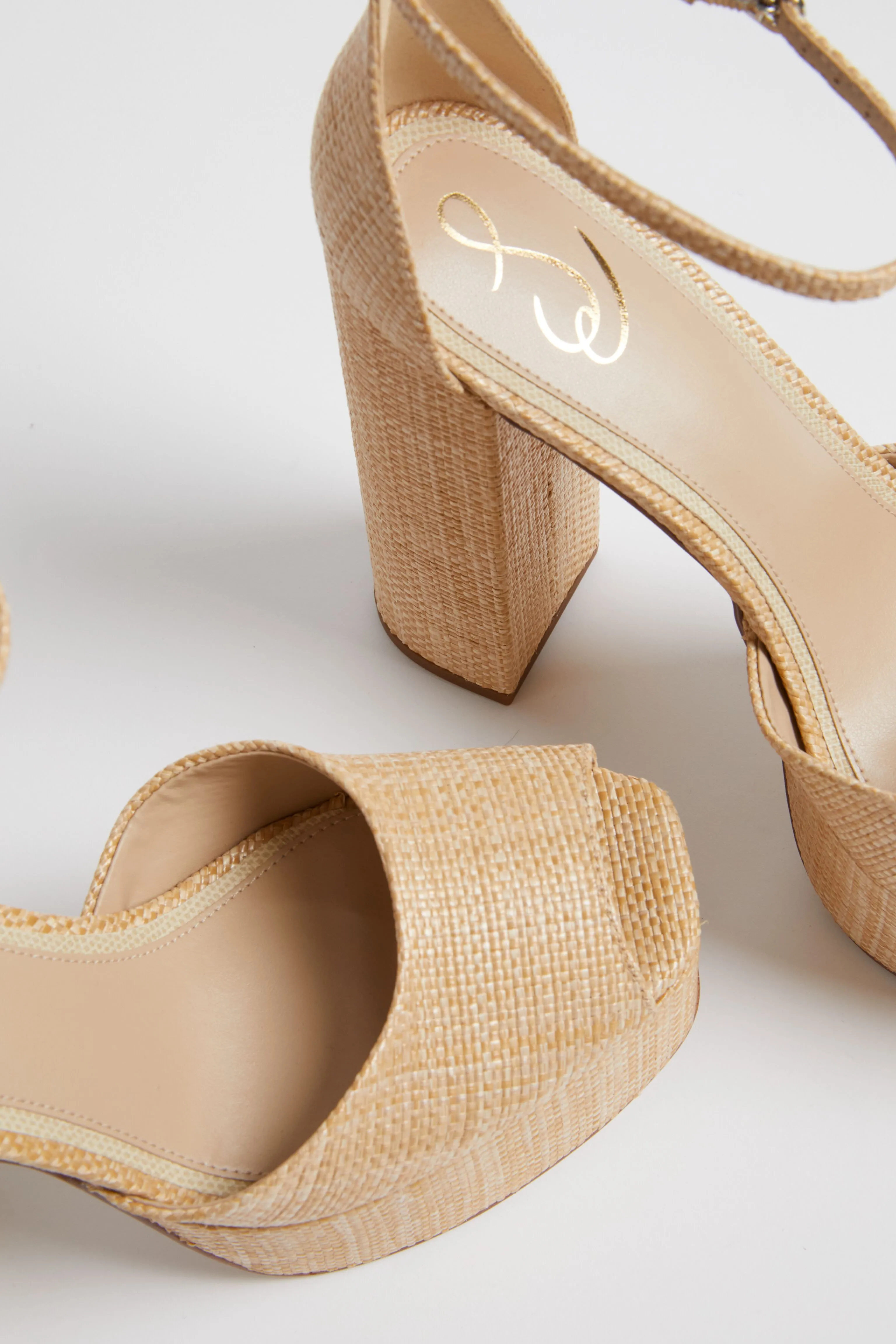 Bleached Beechwood Kori Heels