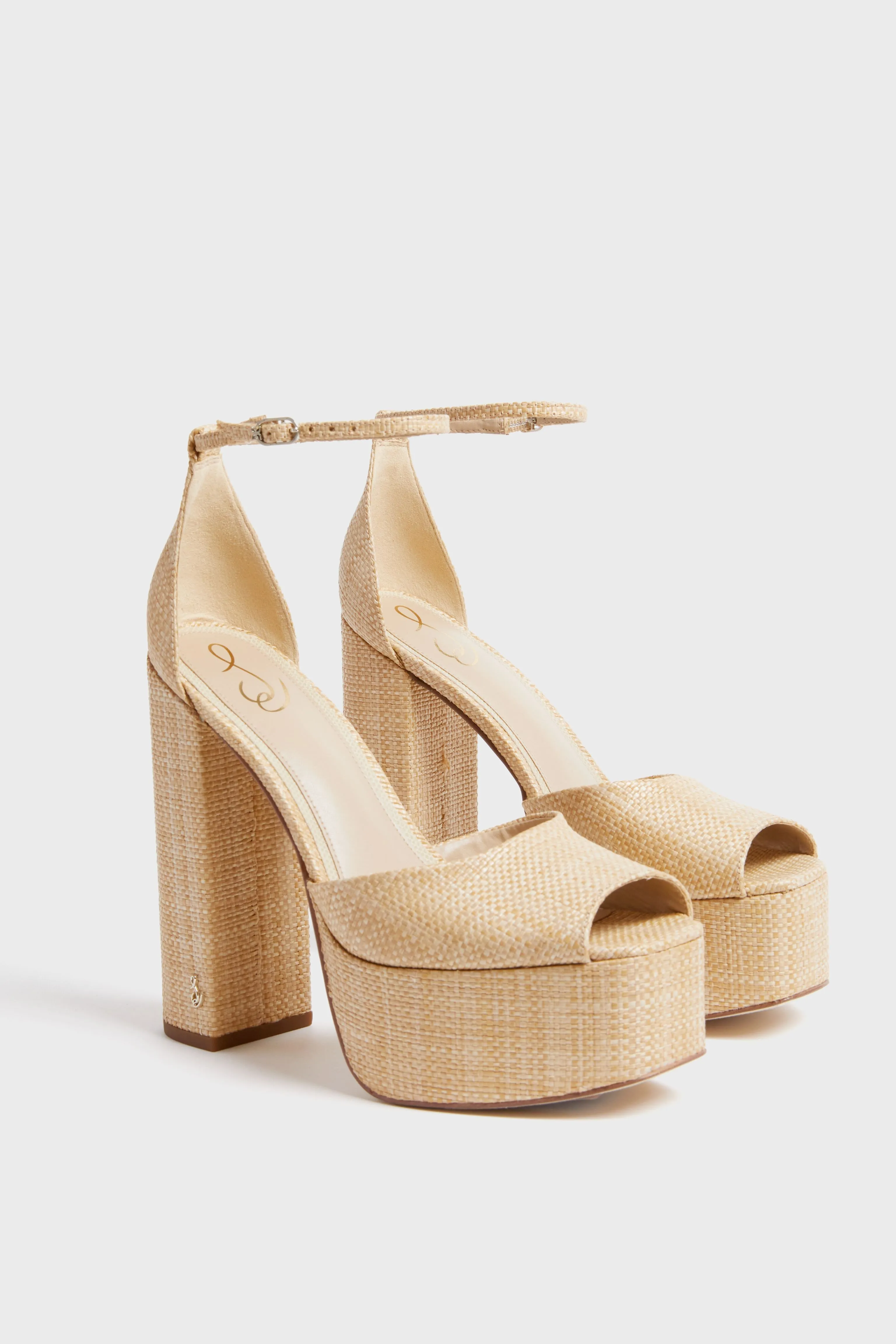 Bleached Beechwood Kori Heels