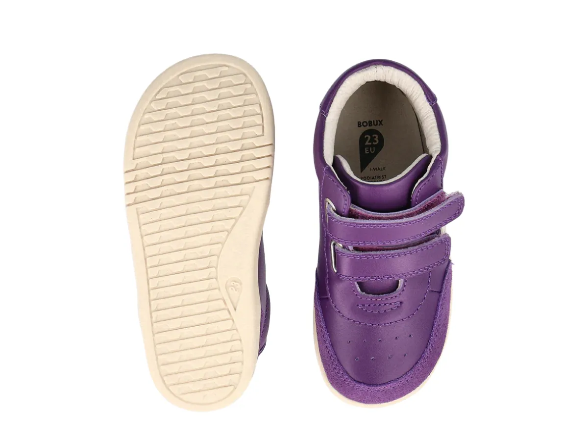 Bobux Champ High I-Walk Girls Purple Ankle Boot