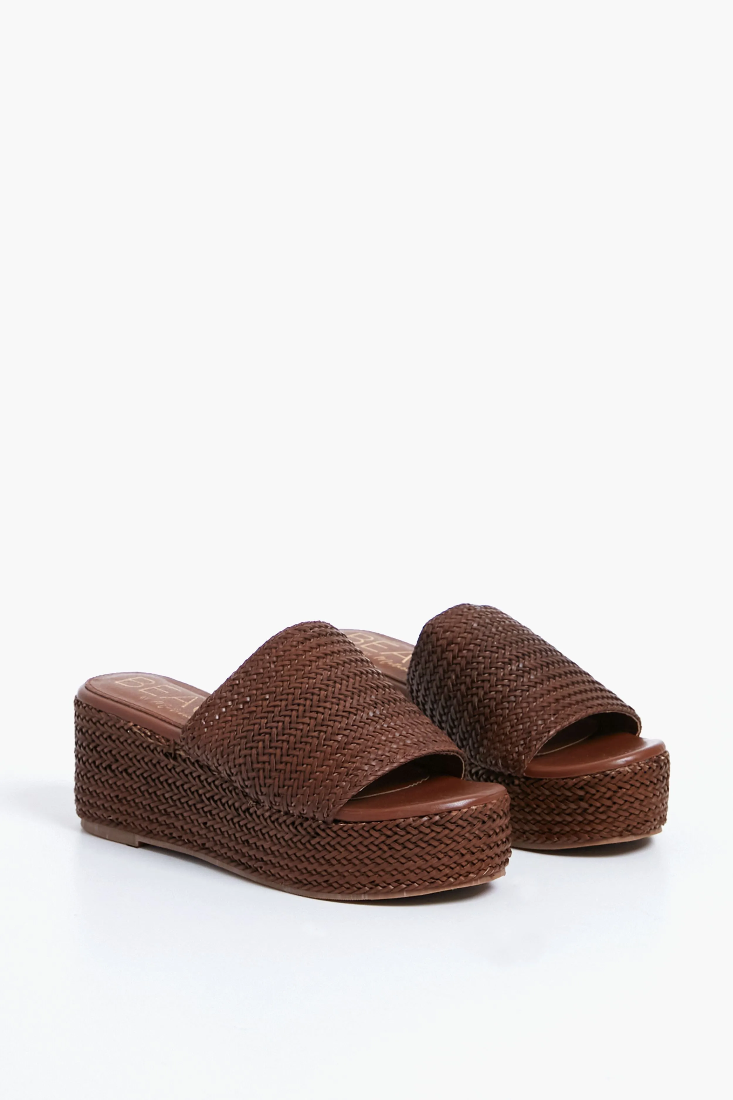 Brown Peony Sandals