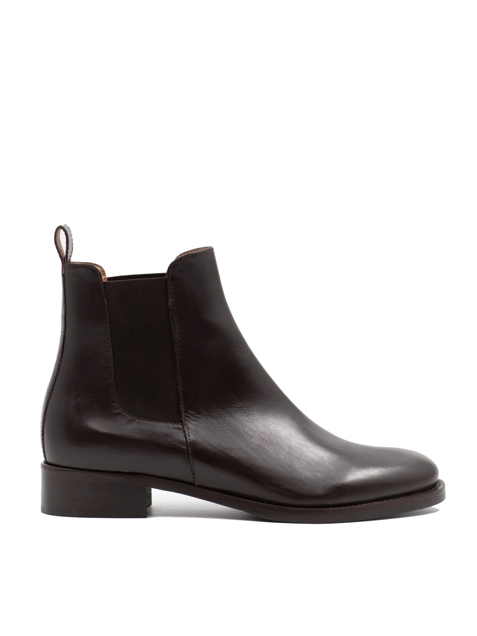 Chelsea boots in brown leather