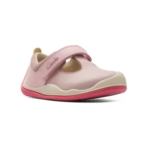 Clarks Girls Pre Walker Roller Bright T Dusty Pink