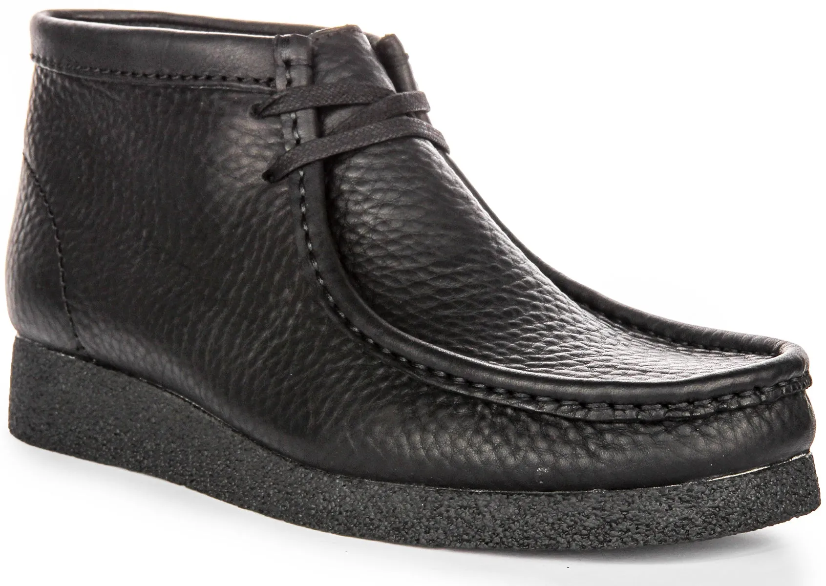 Clarks Wallabee Evo Boot In Black For Men