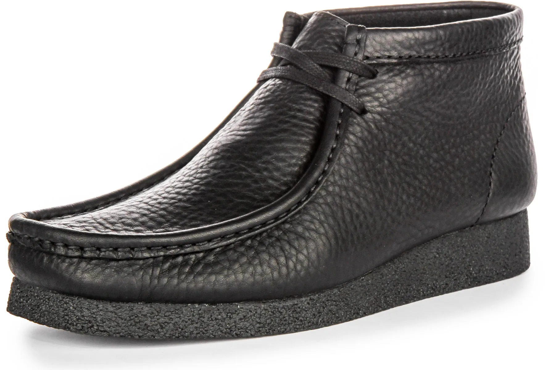 Clarks Wallabee Evo Boot In Black For Men