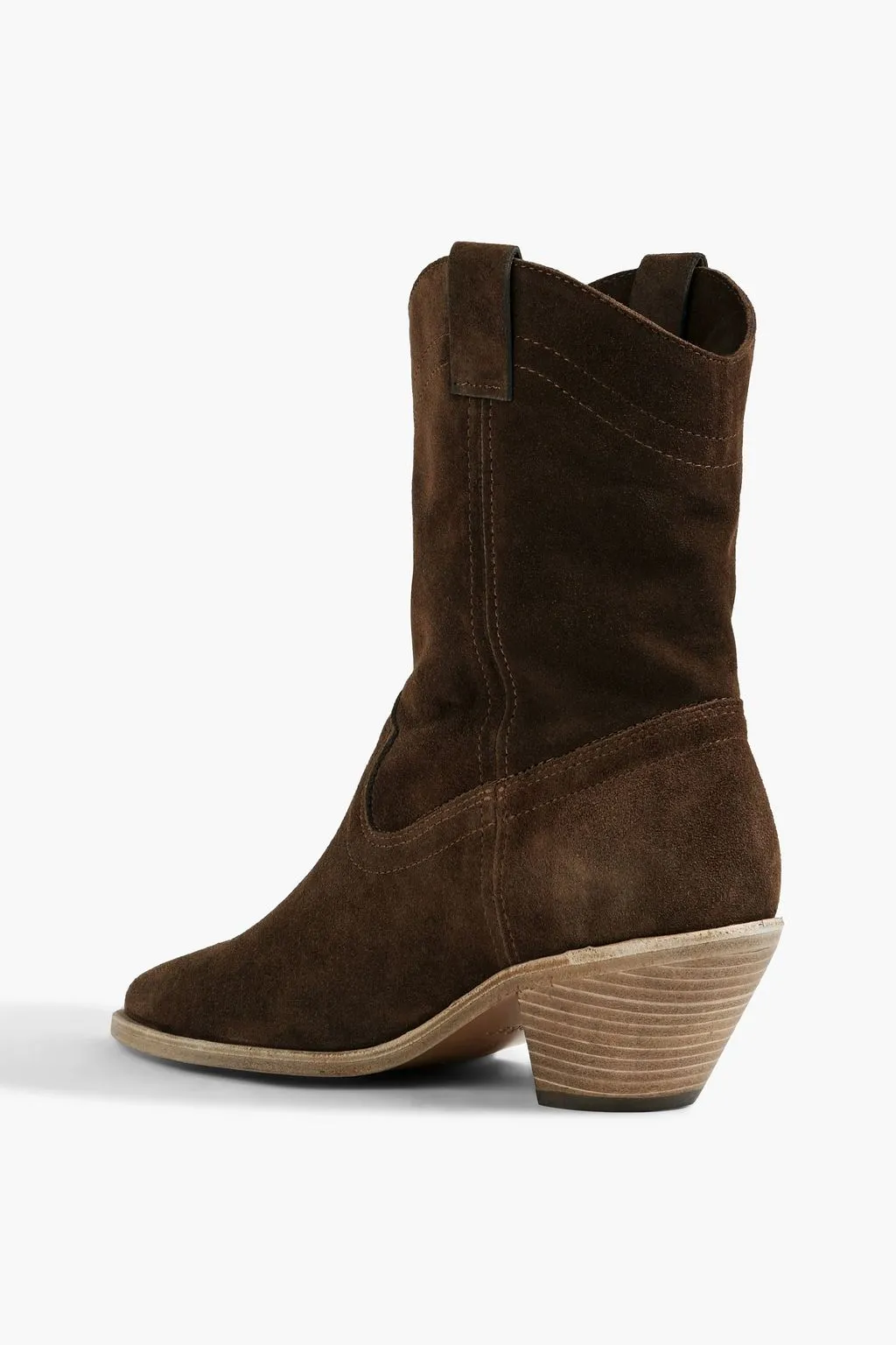 Claudia BA&SH suede ankle boots, brown