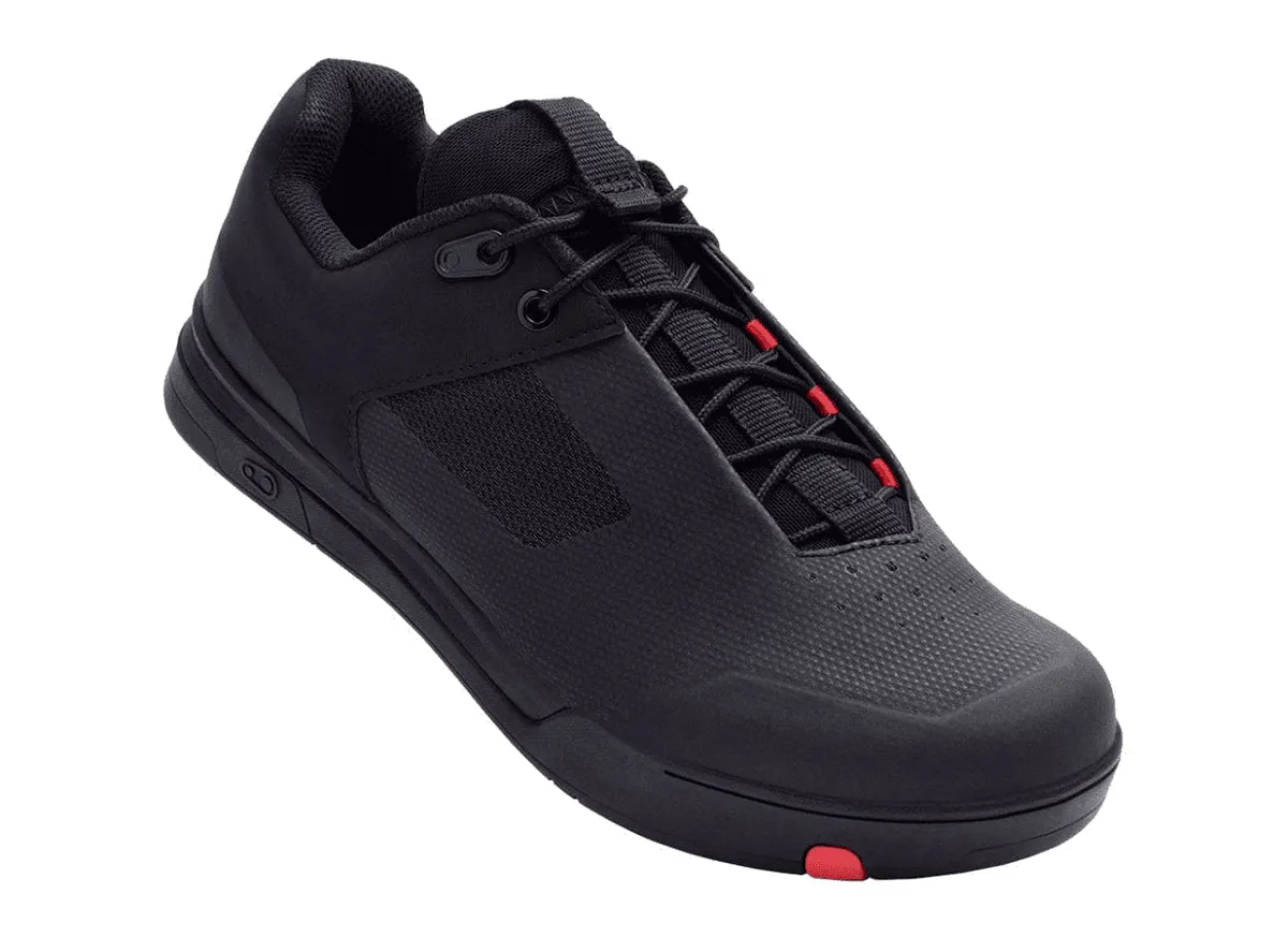 Crank Brothers Mallet Lace MTB Shoe - Black-Red-Black