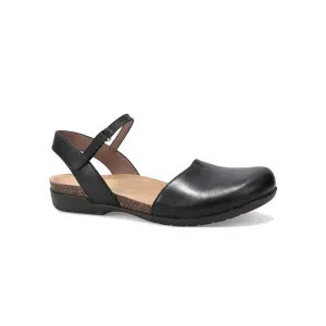 DANSKO ROWAN BLACK LEATHER - WOMENS