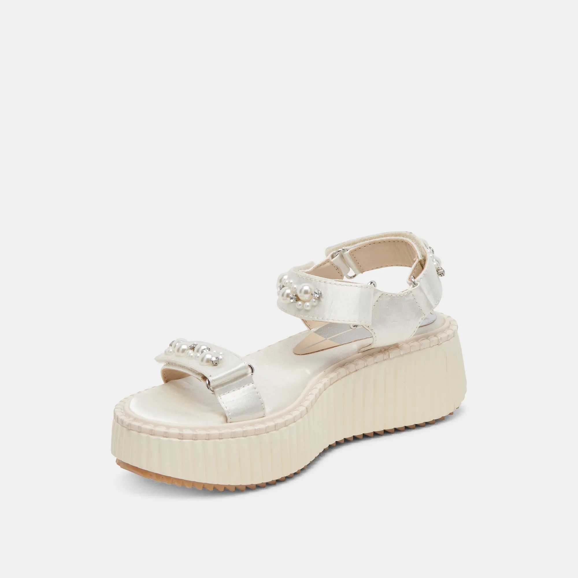 DEBRA PEARL SANDALS VANILLA PEARLS