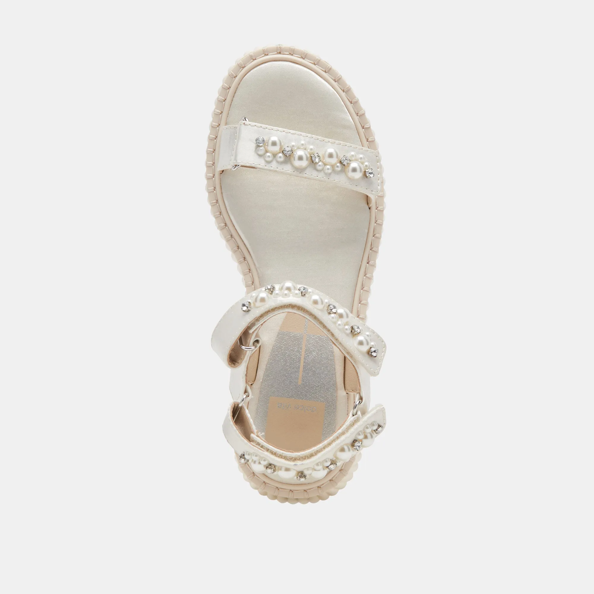 DEBRA PEARL SANDALS VANILLA PEARLS