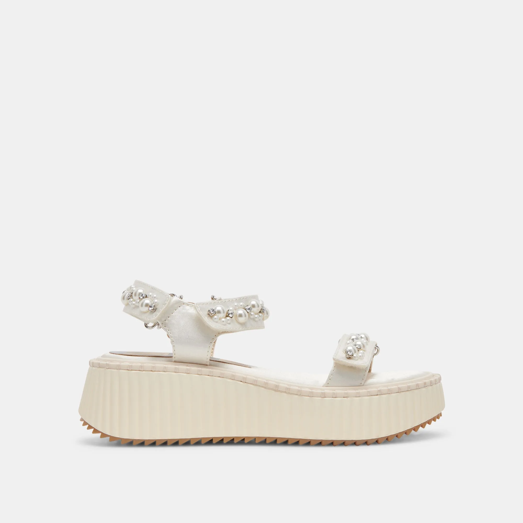 DEBRA PEARL SANDALS VANILLA PEARLS