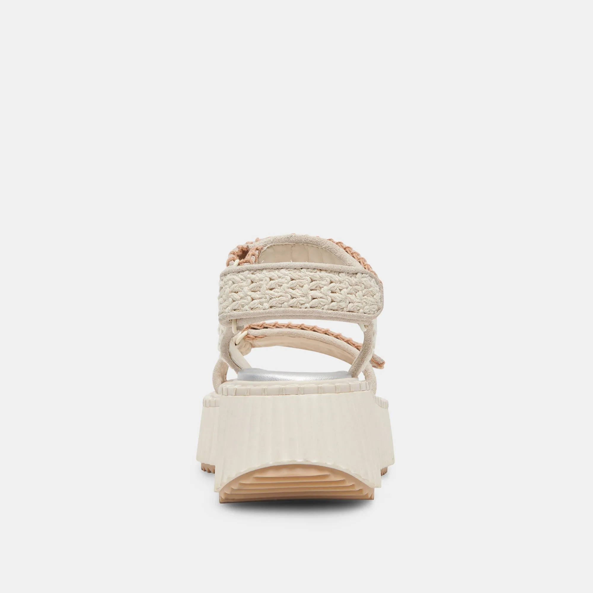 DEBRA SANDALS IVORY SUEDE