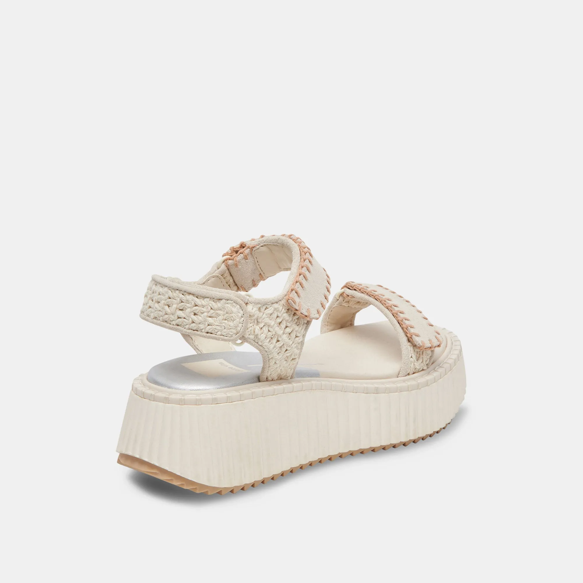 DEBRA SANDALS IVORY SUEDE