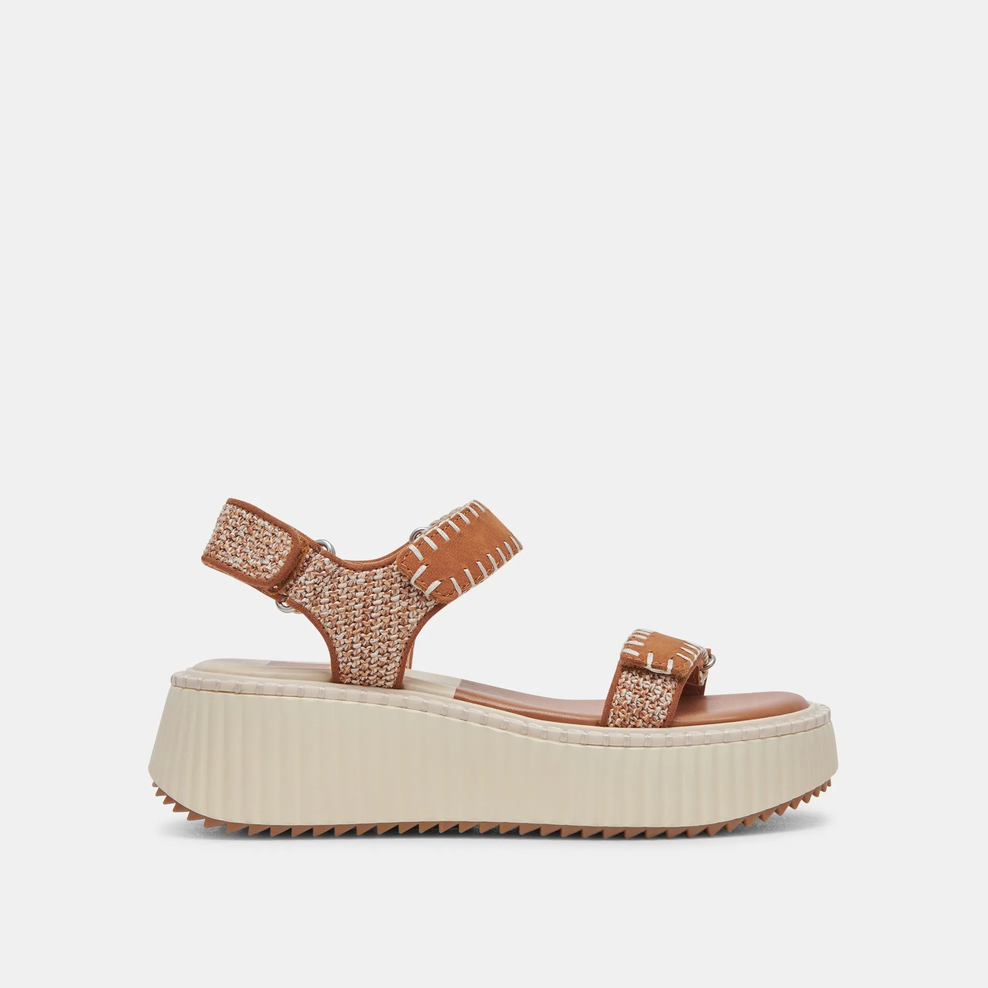 DEBRA SANDALS TAN MULTI NUBUCK