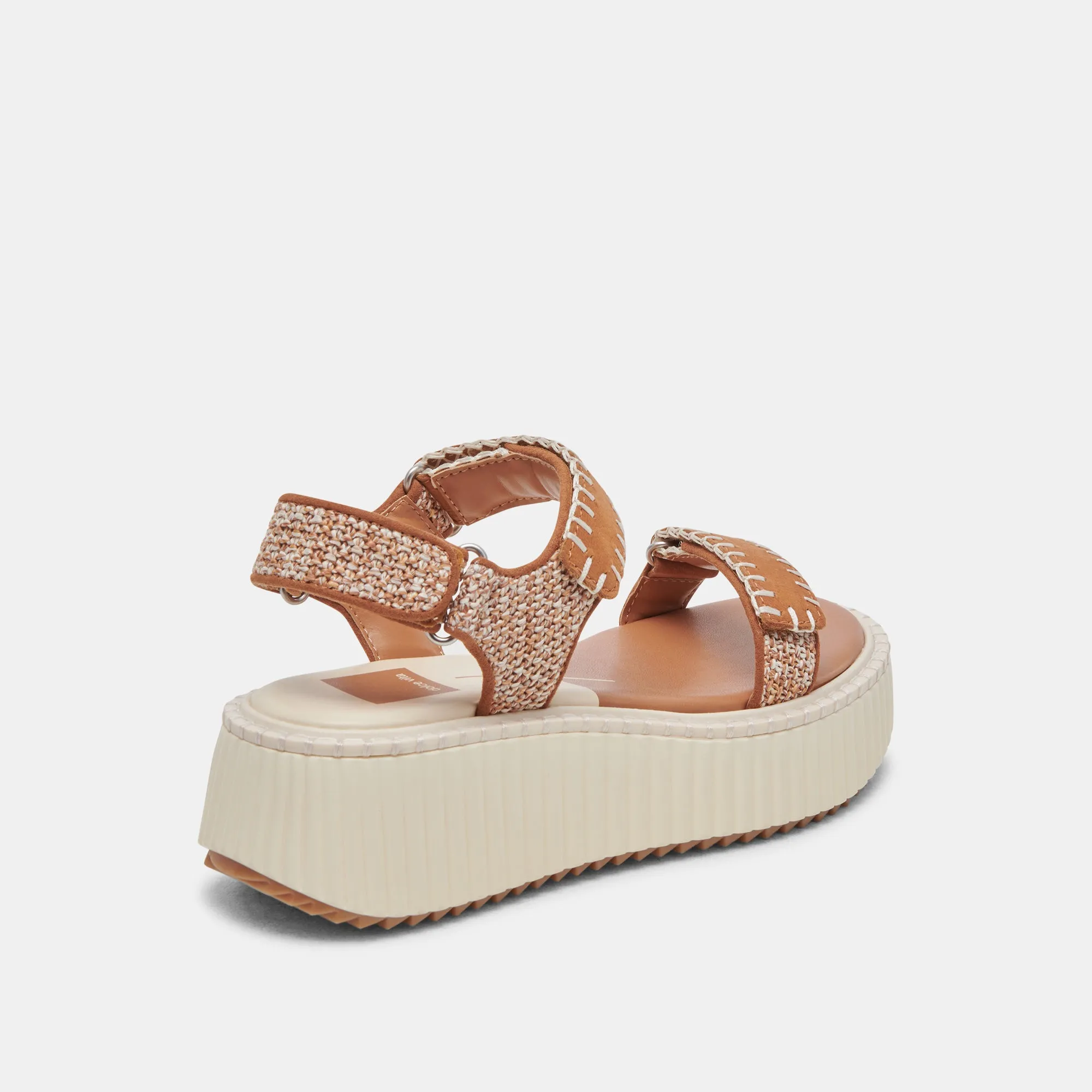 DEBRA SANDALS TAN MULTI NUBUCK