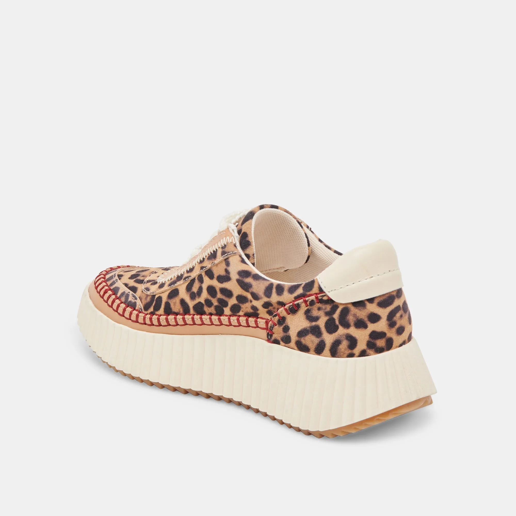 DOLEN SNEAKERS LEOPARD SUEDE