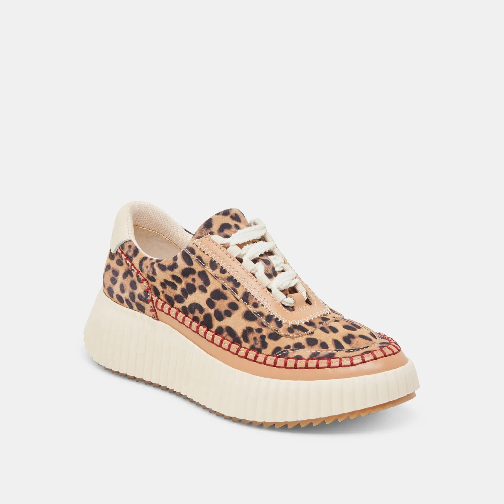 DOLEN SNEAKERS LEOPARD SUEDE