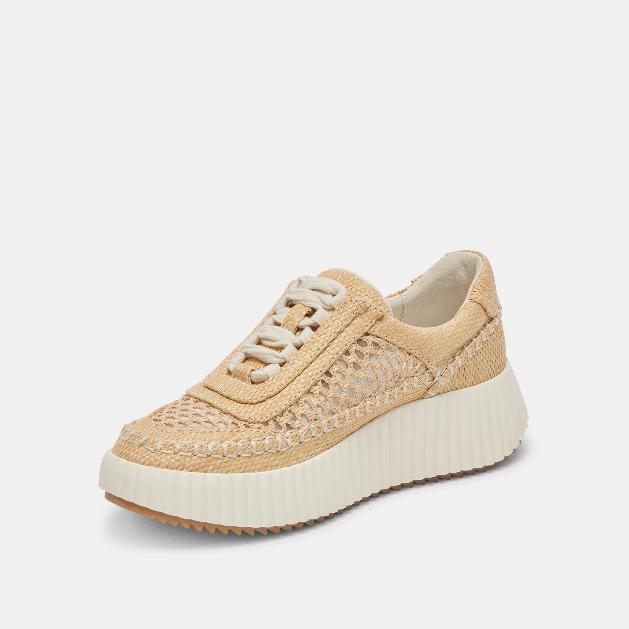 DOLEN SNEAKERS LT NATURAL RAFFIA