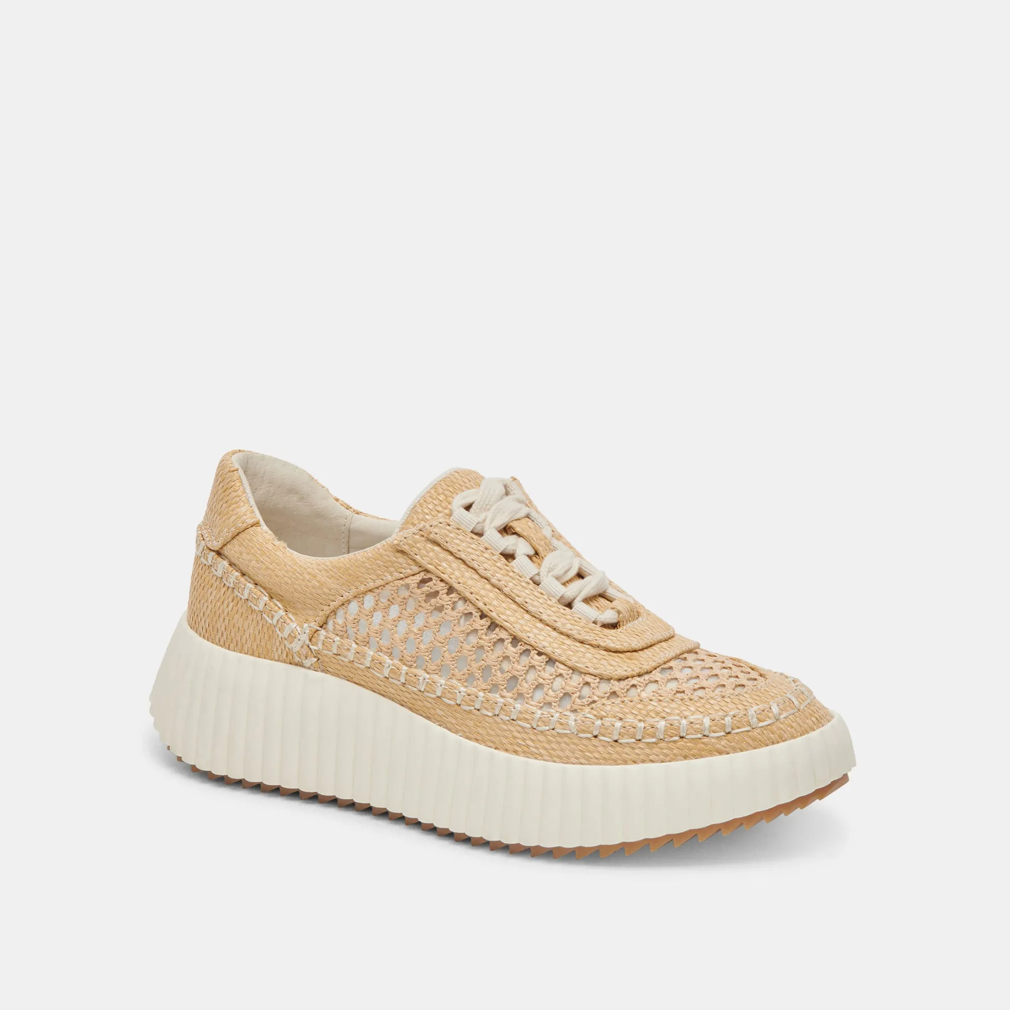 DOLEN SNEAKERS LT NATURAL RAFFIA