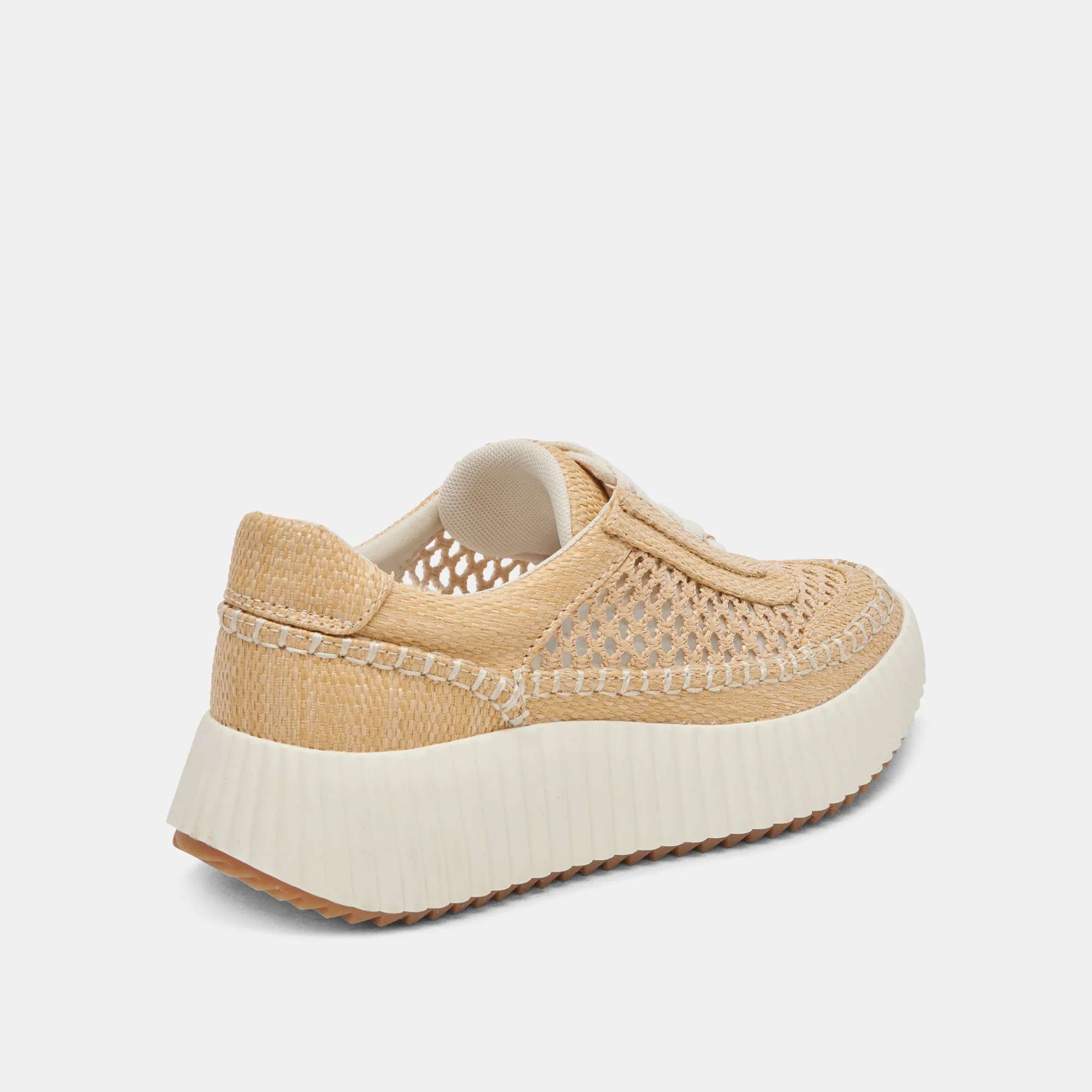 DOLEN SNEAKERS LT NATURAL RAFFIA