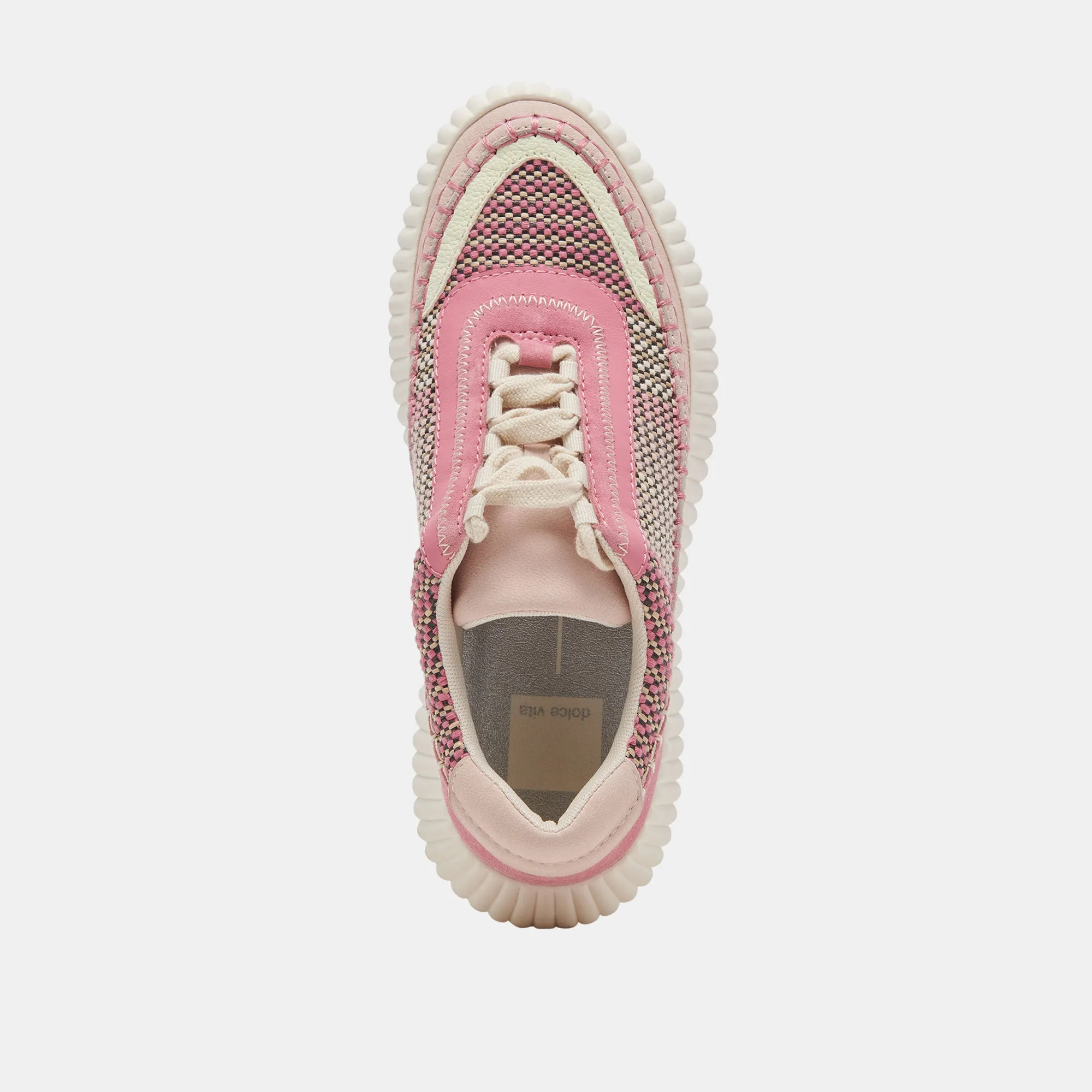 DOLEN SNEAKERS PINK MULTI WOVEN