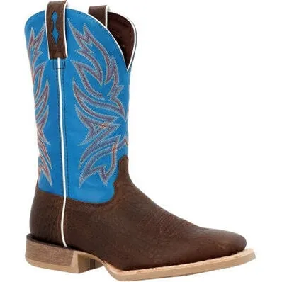 Durango Men's Rebel Pro 12" ST Wstrn Work Boot -Brown And Blue- DDB0421