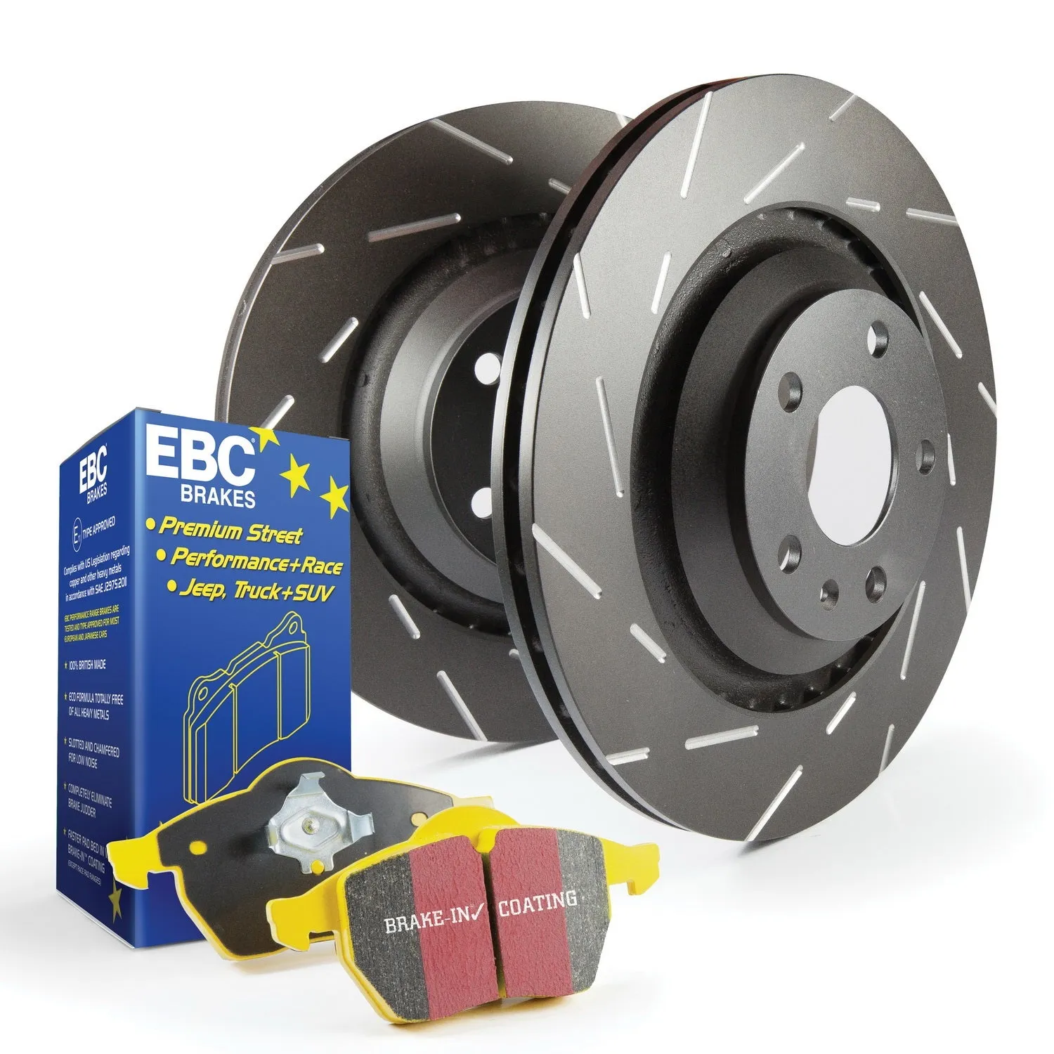 EBC Brakes S9KR1395 S9 Kits Yellowstuff and USR Rotors