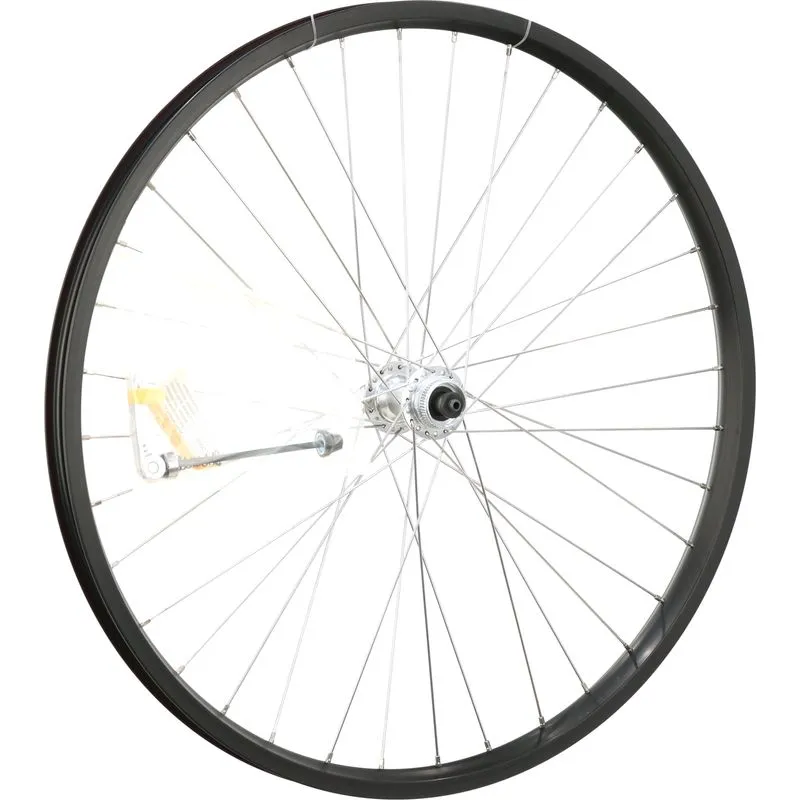 Electra Townie Go! 8i 26" Front Wheel, Clincher, Centerlock, QR, Schrader