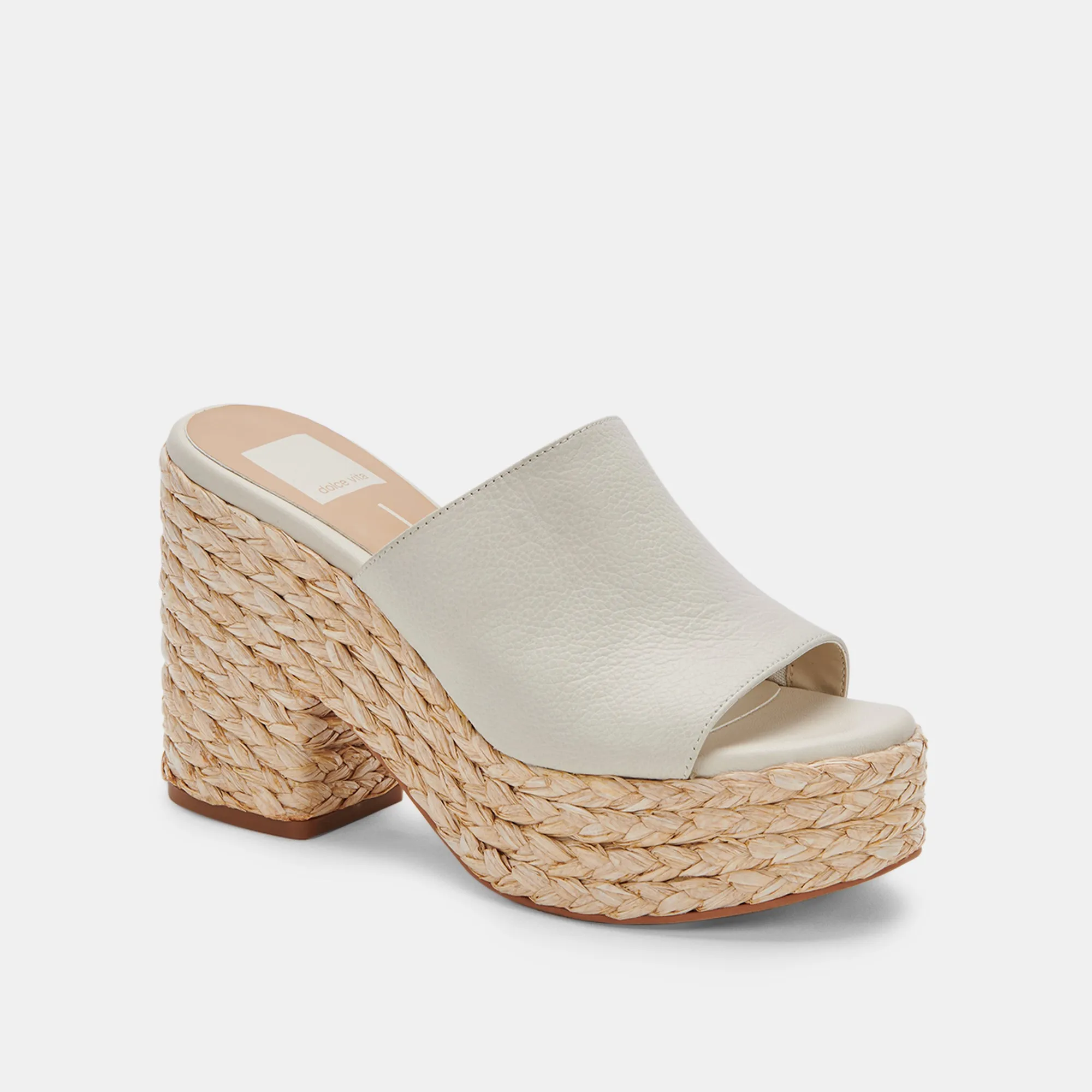 ELORA HEELS IVORY LEATHER