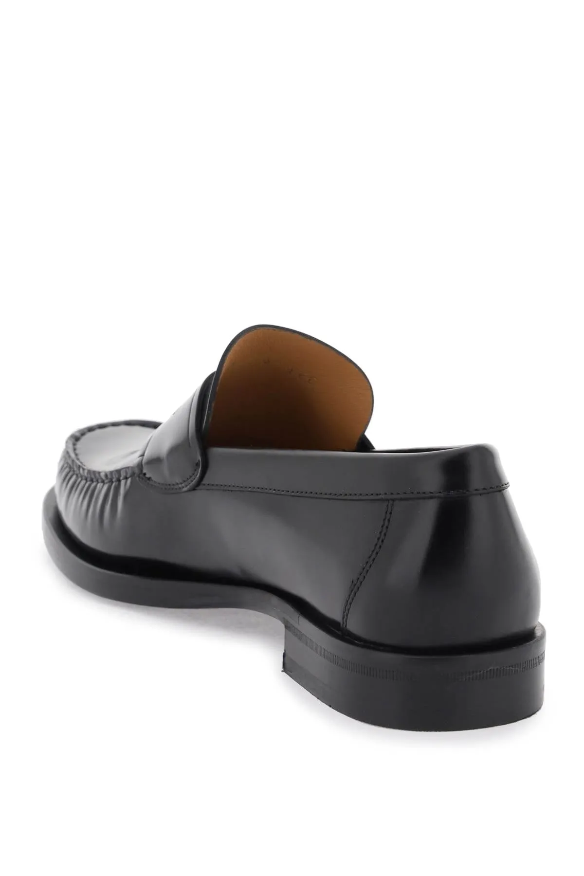 Ferragamo Luxury Embossed Leather Moccasins - EEE Width