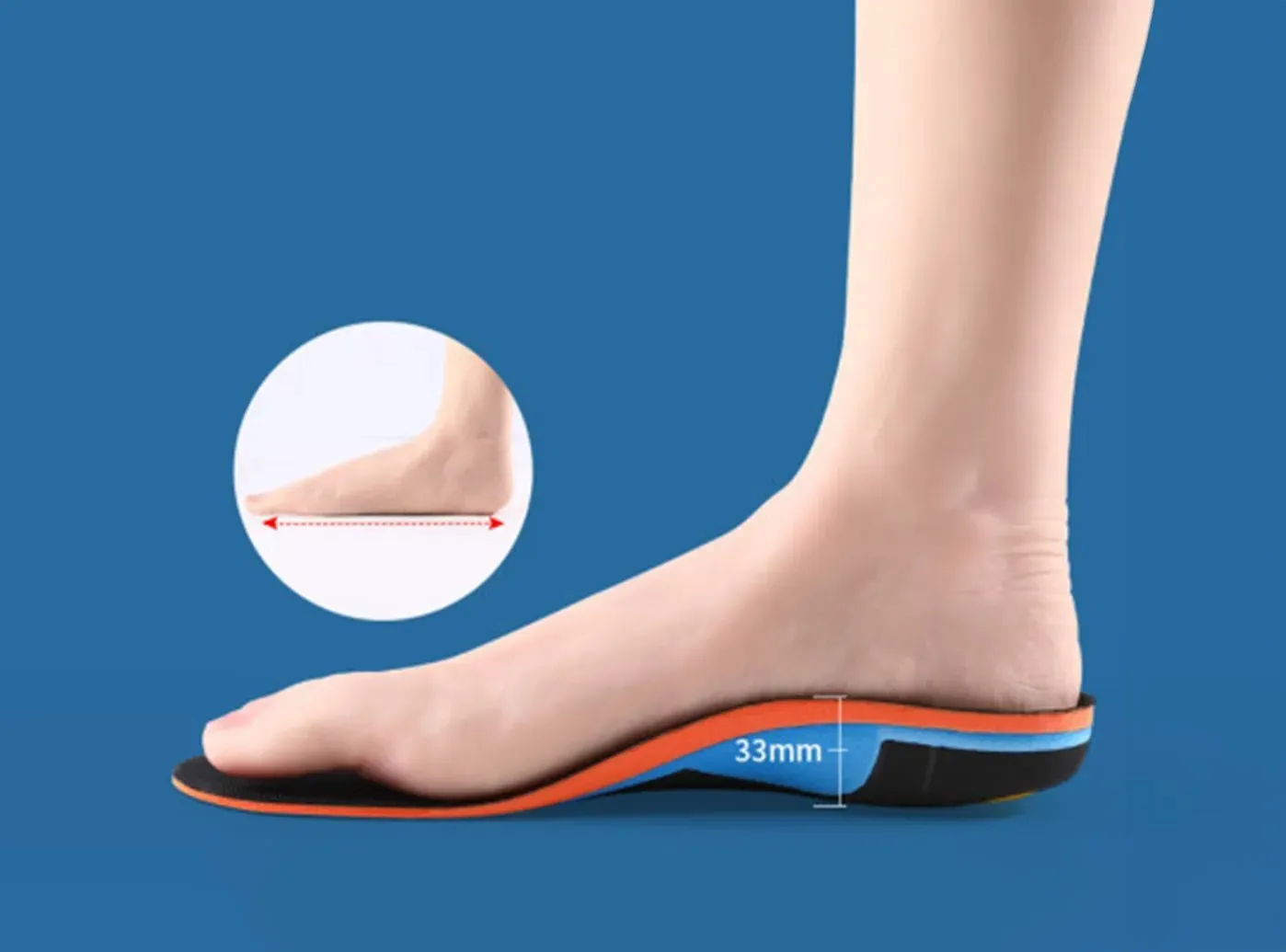 FitVille Plantar Fasciitis Relief Athletic Insoles