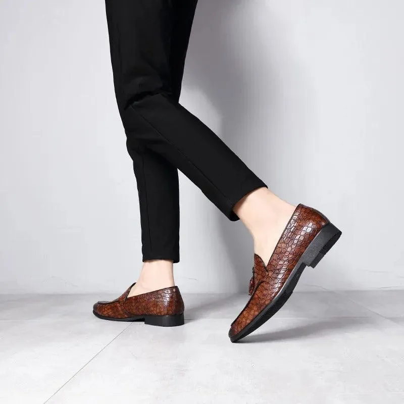 Flat Leather Dress Footwear - KA3812 Men's Casual Shoes