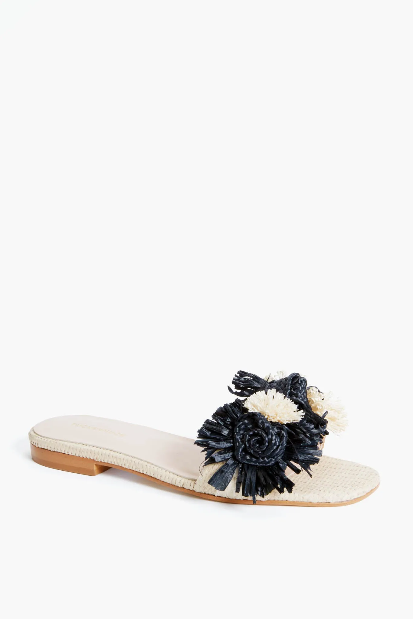 Flower Raffia Naomi Sandals