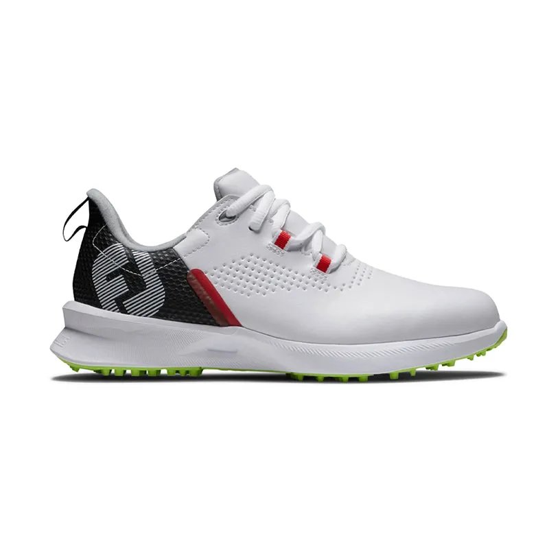 FOOTJOY Fuel Junior Spikeless Shoes (White/Black)