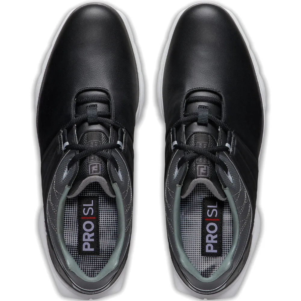 FootJoy Pro SL Spikeless Shoes - Black/Charcoal