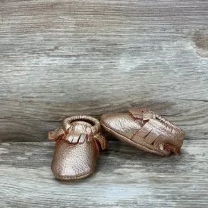 Freshly Picked Metallic Fringe Moccasins Size 0