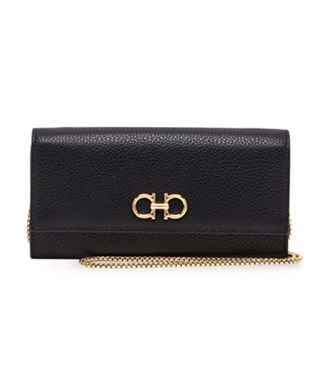 Gancini Wallet with Chain Black