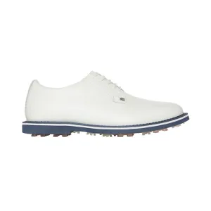 GFORE Gallivanter Pebble Leather Men's Spikeless Shoes (Snow/Monument)